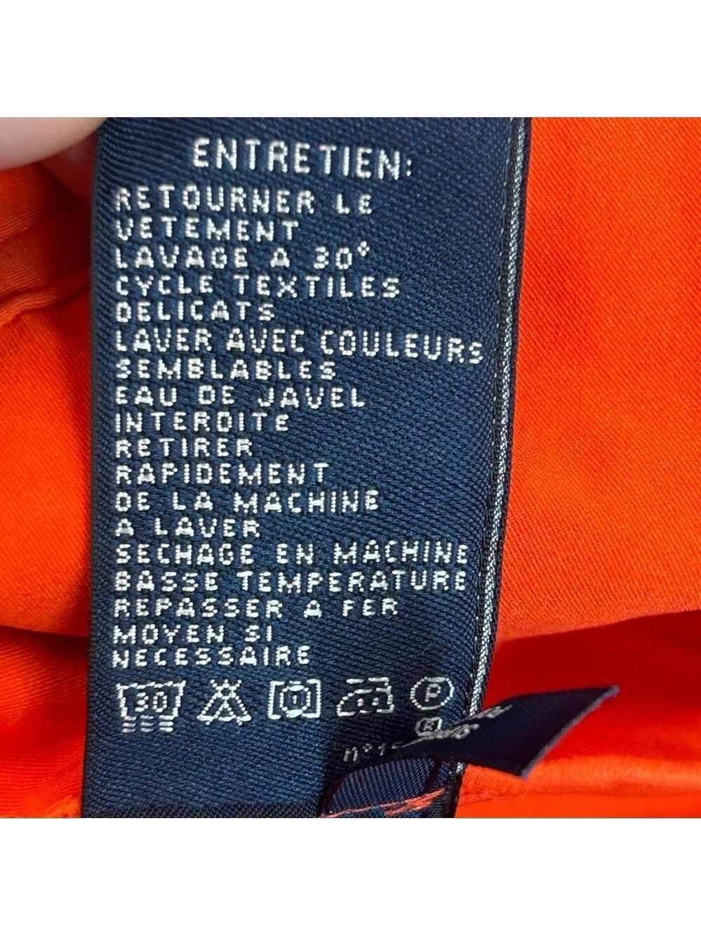 Ralph Lauren golf bright orange belted mini skirt skort Sz 10 - Picture 7 of 13